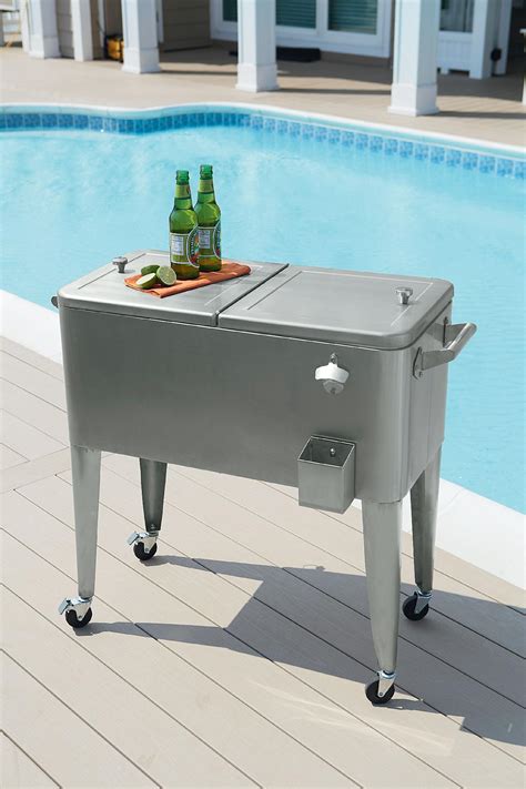 metal box cooler|outdoor cooler boxes.